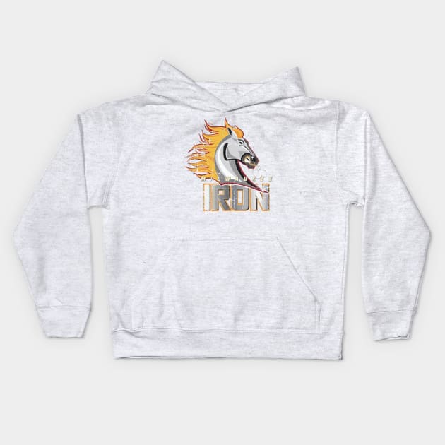 Milwaukee Iron Kids Hoodie by wifecta